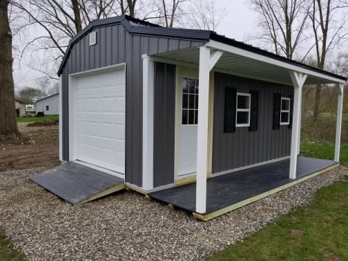 Side Lofted Cabin 10 x 20