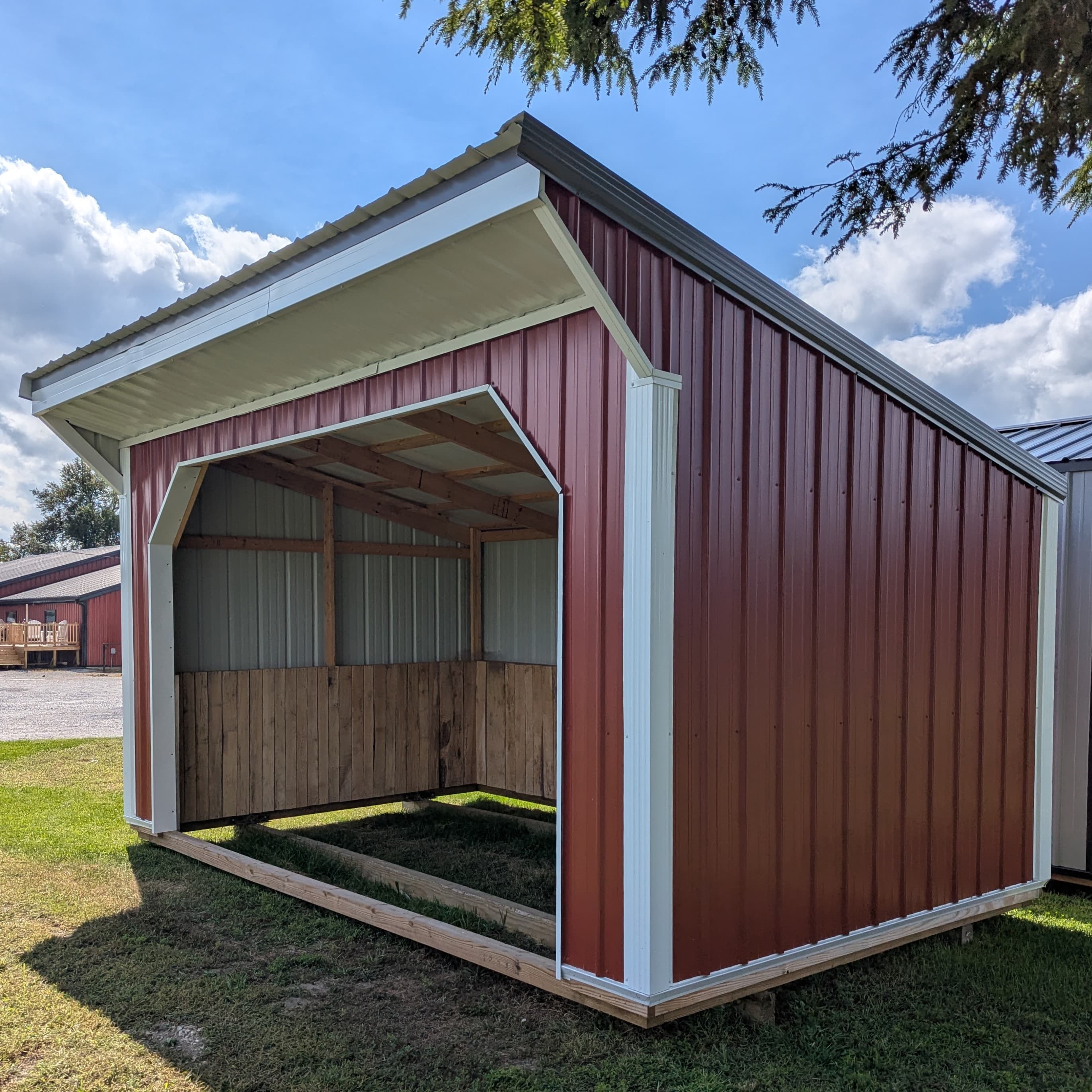 #5258 - Stock Red Horse Run In 10 x 16