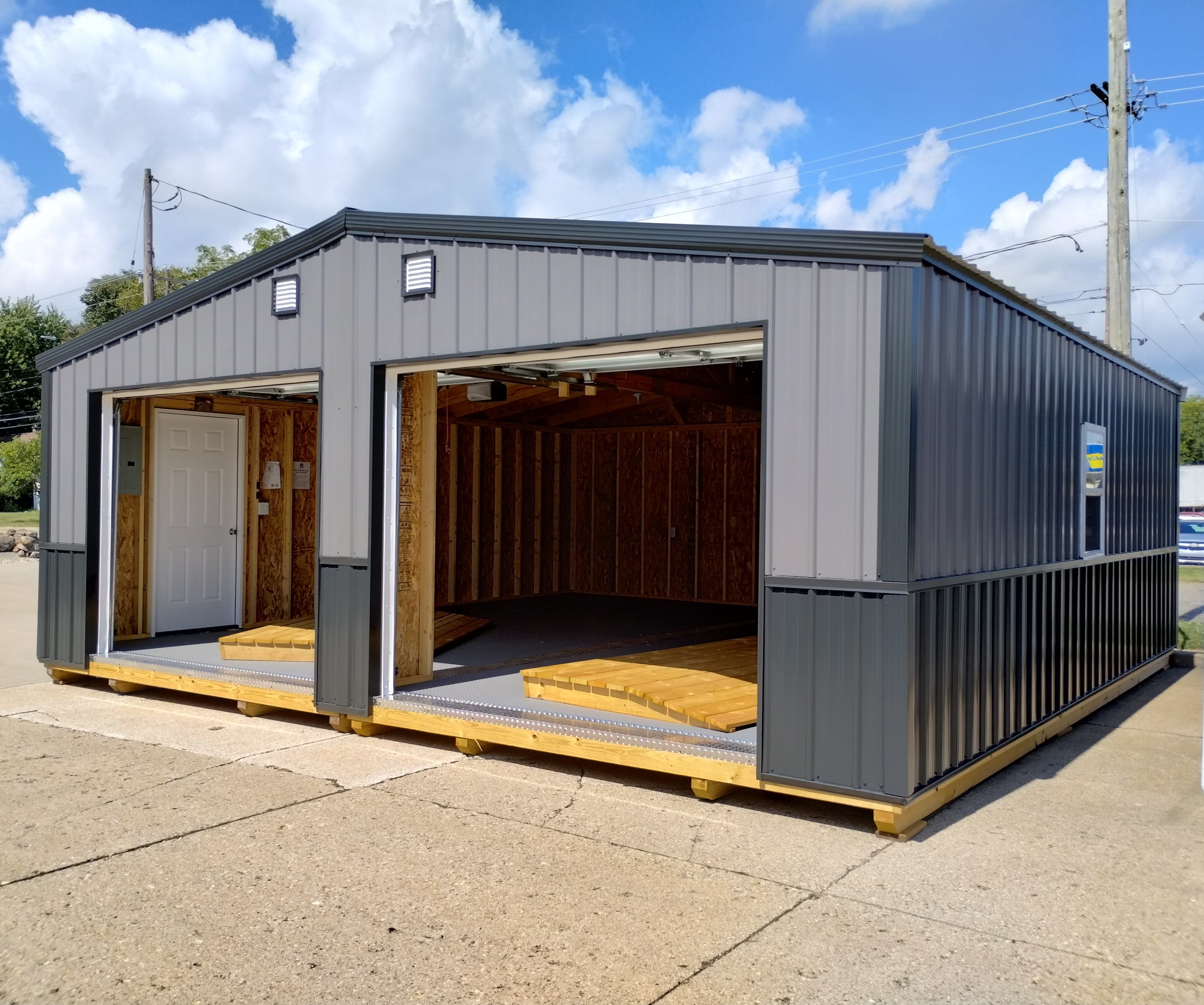 Double Wide Garage 24 x 24