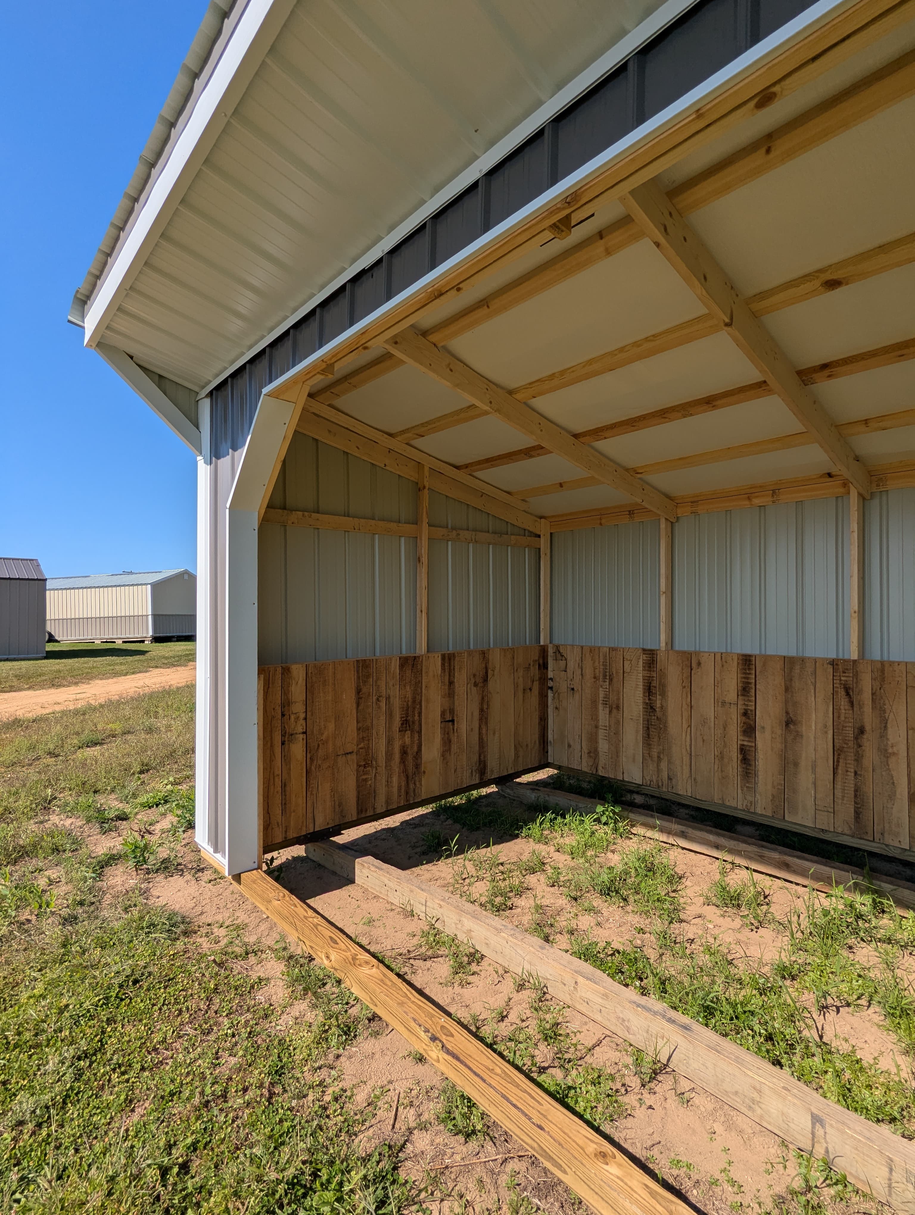 #5260 - Stock Grey Horse Run In 10 x 16