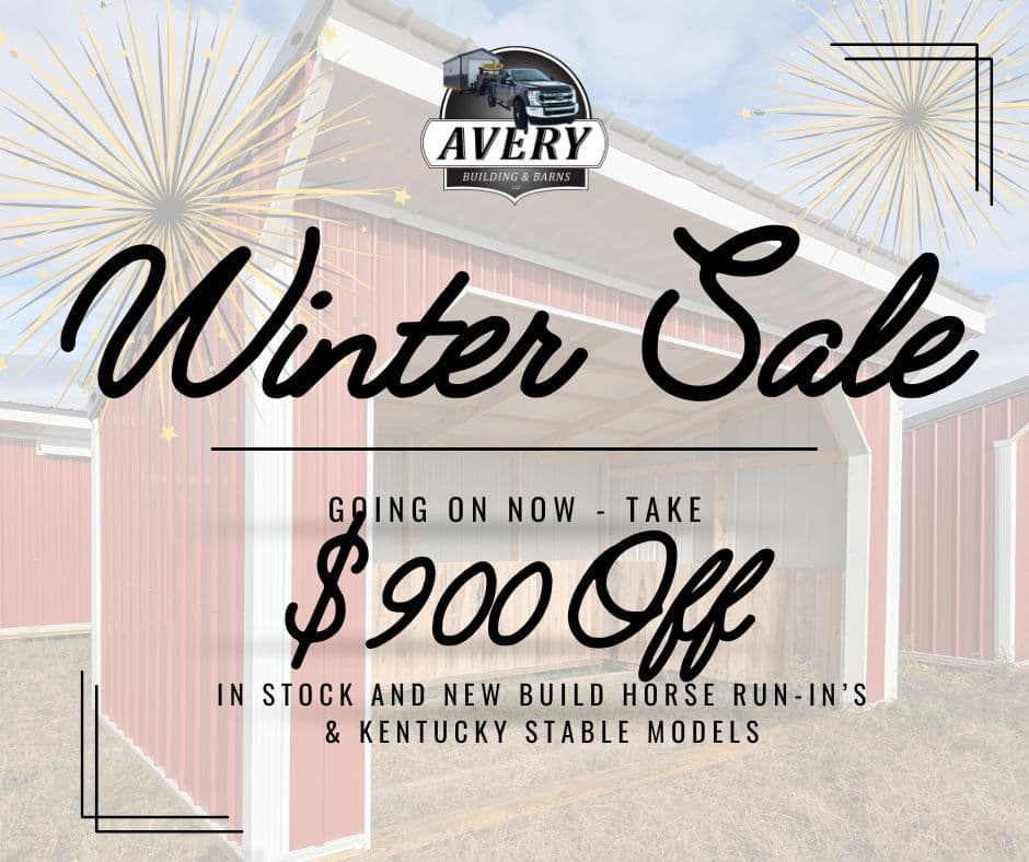 #5258 - Stock Red Horse Run In 10 x 16