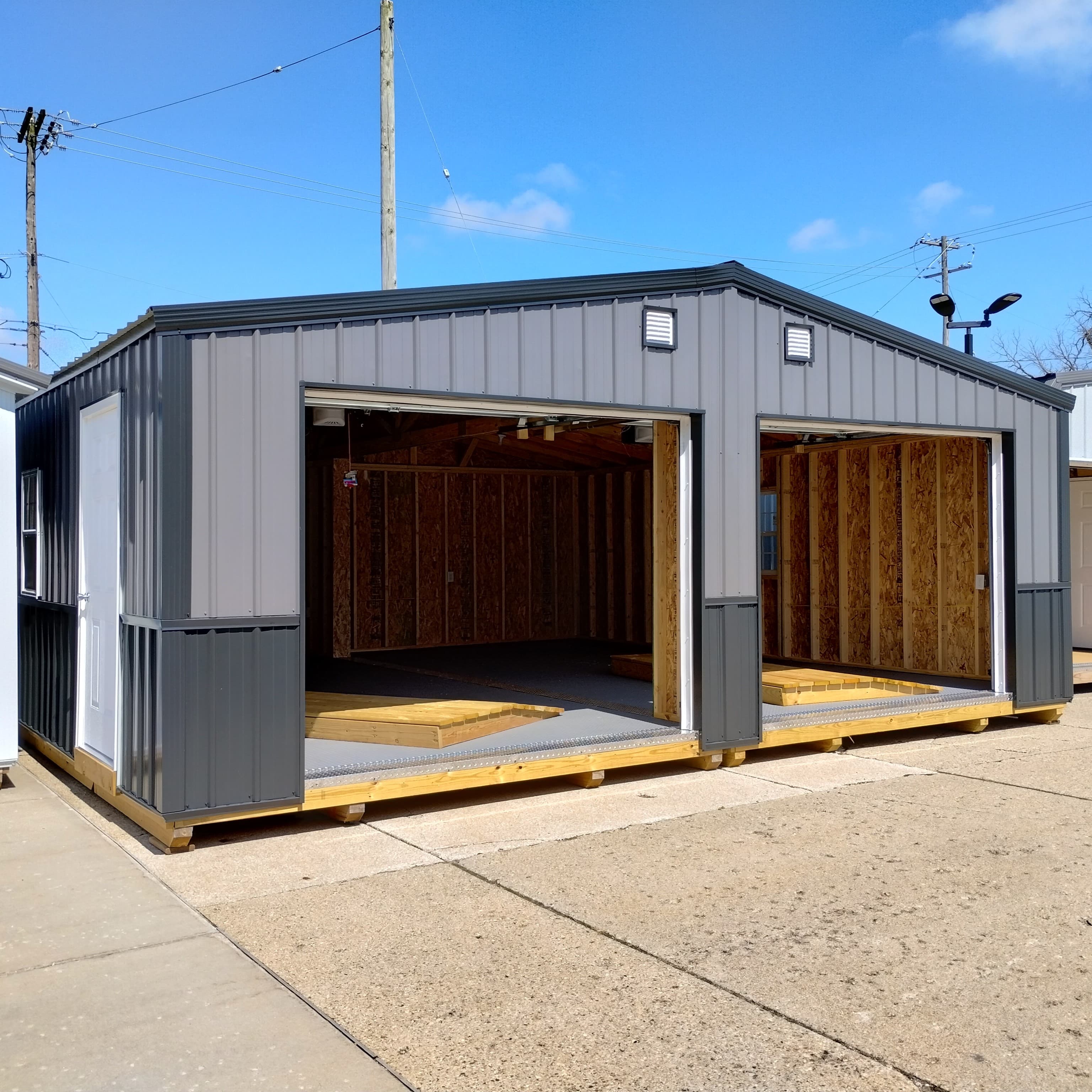 #3774 - Double Wide Garage 24 x 24