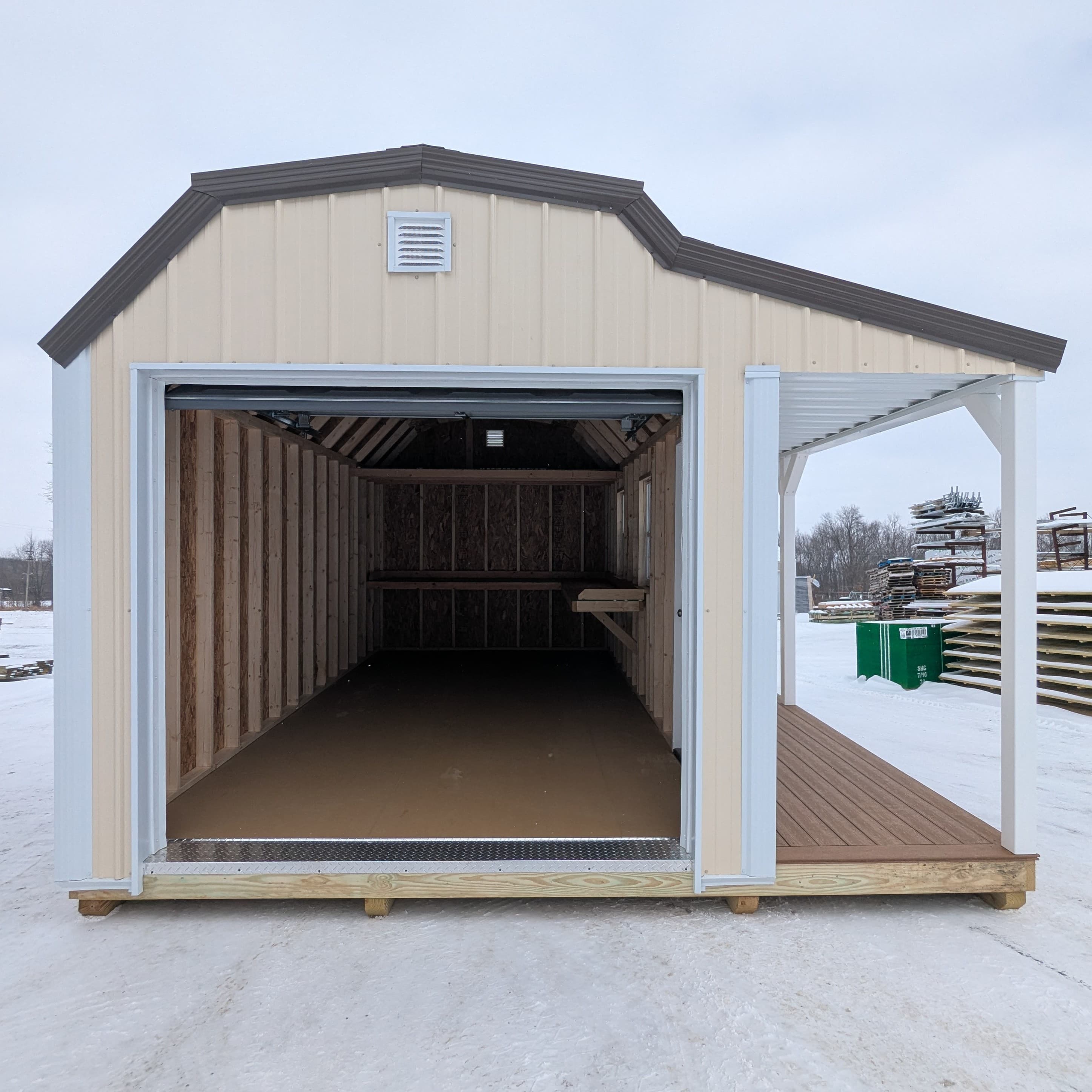 Side Lofted Cabin 10 x 20