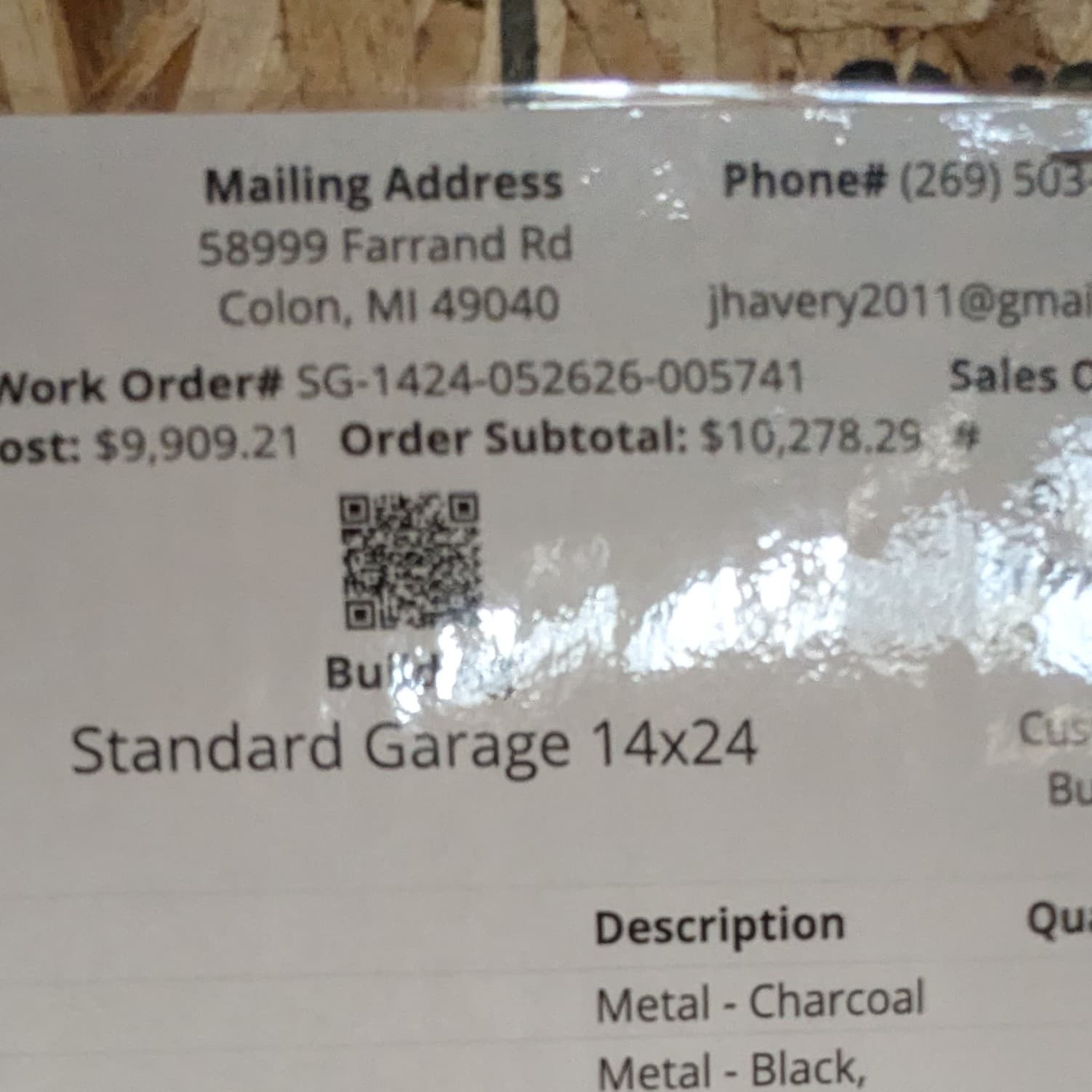 Standard Garage 14 x 24